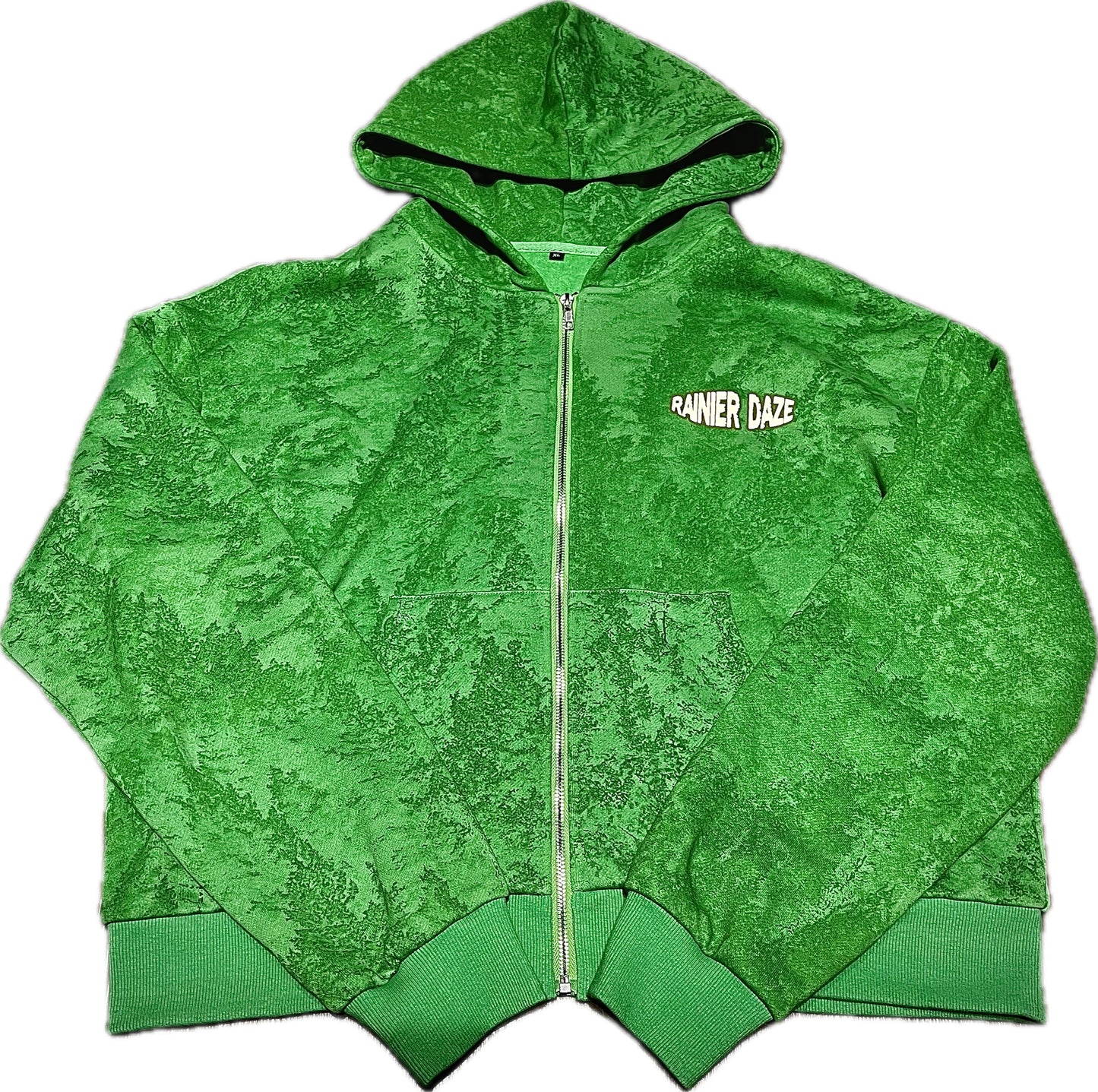 FOREVER GREEN ZIP UP