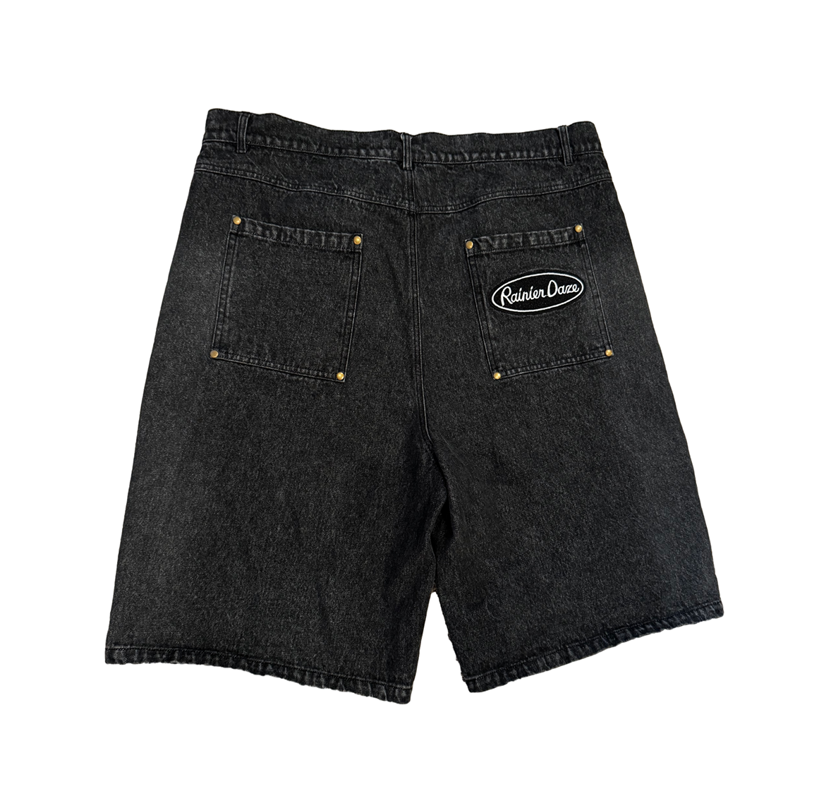 WASHED WORK JORTS