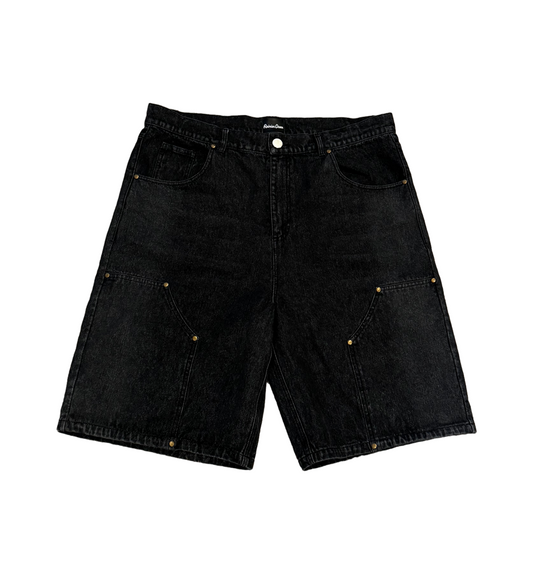 WASHED WORK JORTS